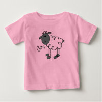 Stick Figure Sheep Tshirts and Gifts