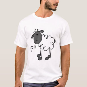 Stick Figure Sheep Tshirts and Gifts
