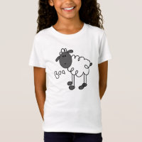 Stick Figure Sheep Tshirts and Gifts