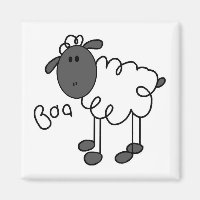 Stick Figure Sheep Tshirts and Gifts