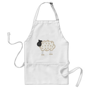 Stick Figure Sheep tshirts and Gifts Standard Apron