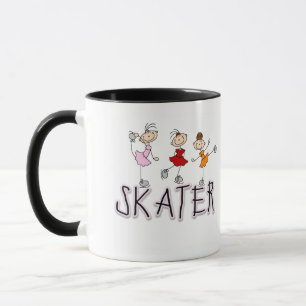 Stick Figure Skater Tshirts and Gifts Mug