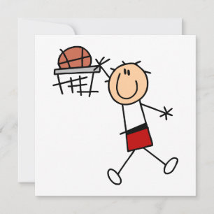 Stick Figure Slam Dunk T-shirts and Gifts