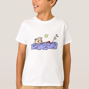 Stick Figure Swim and Splash T-Shirt