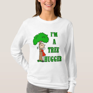 Stick Figure Tree Hugger T-shirts and Gifts