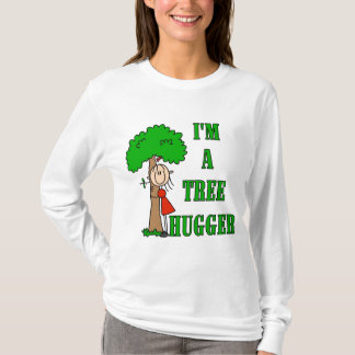Stick Figure Tree Hugger T-shirts and Gifts