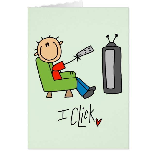 Stick Figure TV Clicker (Front)