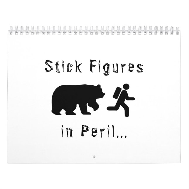 Stick Figures in Peril 2025 Calendar (Cover)