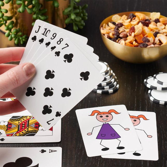 Stick Girl Playing Cards (Creator Uploaded)