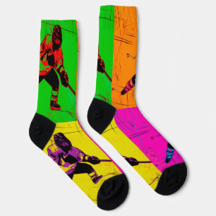 Stick Handling - Hockey Players  Socks