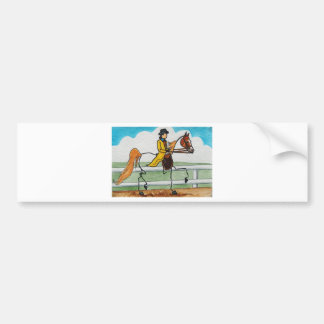 STICK HORSE American Saddlebred Bumper Sticker