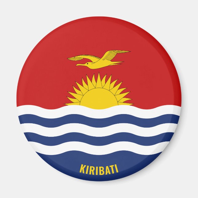 "Stick It" Charming Kiribati Patriotic Magnet (Front)