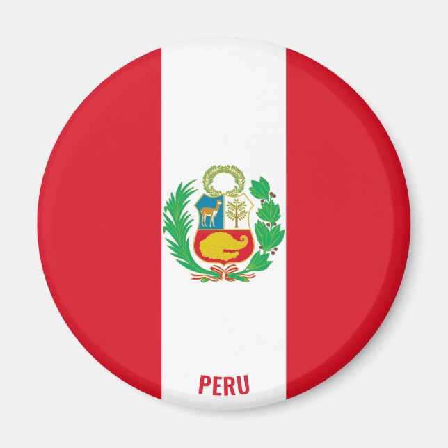 "Stick It" Charming Peru Patriotic Magnet (Front)