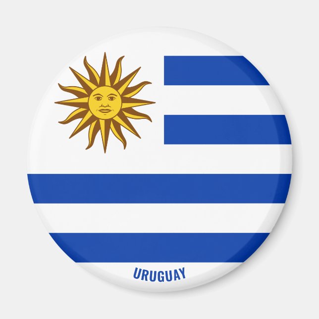 "Stick It" Charming Uruguay Patriotic Magnet (Front)