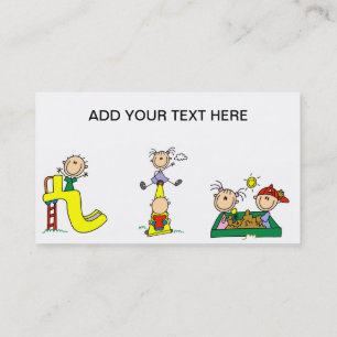 Stick Kids at Play Business Cards