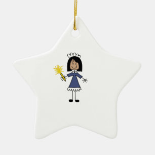 STICK MAID CERAMIC TREE DECORATION