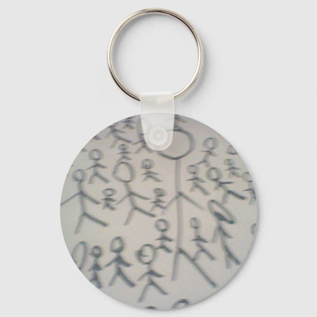 Stick Men Key Ring (Front)