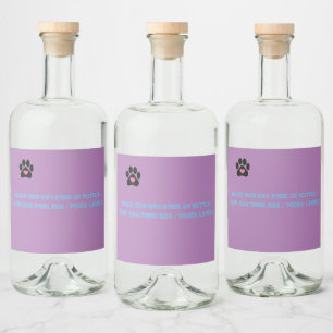 STICK ON BOTTLE LABELS/DRINK BOX/POUCH LABEL