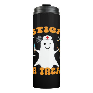 Stick or Treat Nurse Funny Halloween Costume Essen Thermal Tumbler