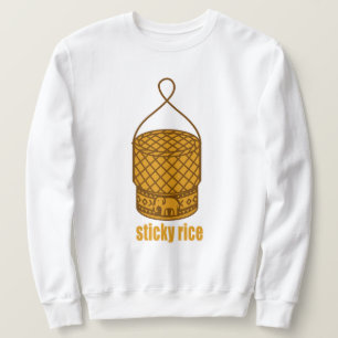 stick rice basket sweatshirt