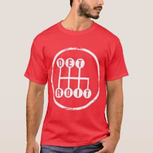 Stick Shift for Fans of Detroit T-Shirt