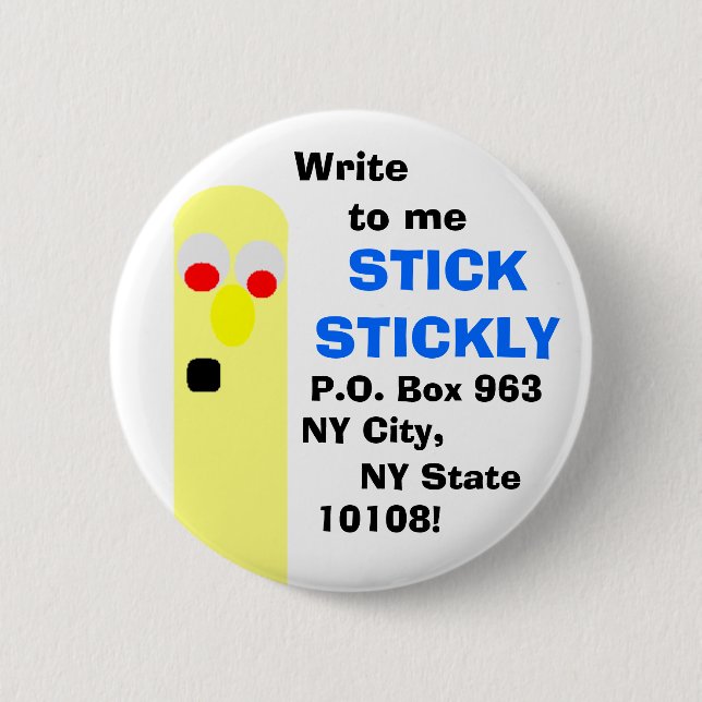 Stick Stickly Button (Front)