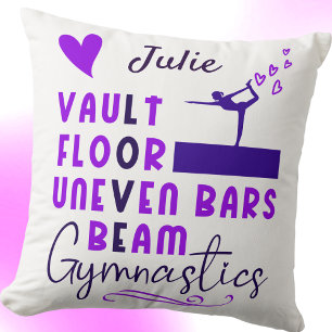Stick the Landing 🏅 Love Gymnastics   Cushion