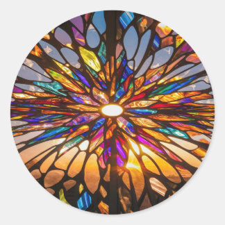 Stick to it.  classic round sticker