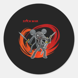 Stick War - Sword Wrath Classic Round Sticker