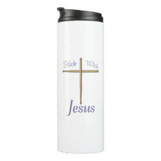 Stick with Jesus Christian Drummer Thermal Tumbler