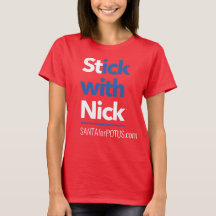 “Stick with Nick” women's basic tee