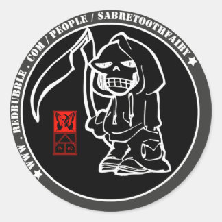 sticker2 classic round sticker