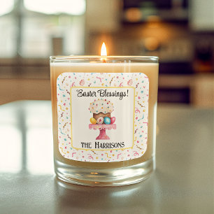 Sticker 3-in, Name   Easter Blessings Happy Easter