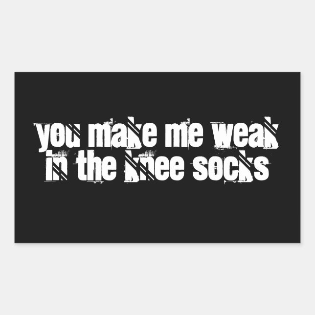 Sticker 4-Pack: Knee Socks (Front)