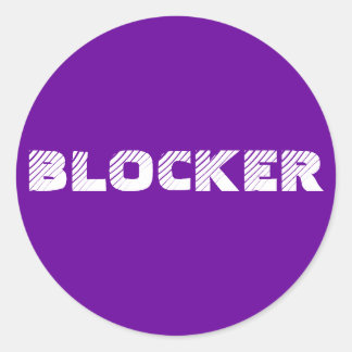 Sticker 6- or 20-Pack: Blocker