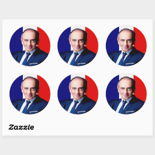 Sticker 7.6 cm, Zemmour President 2022
