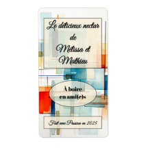 Sticker a bottle of wine