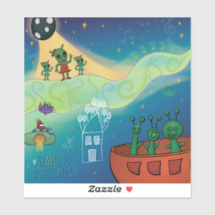 Sticker - Alien Concert