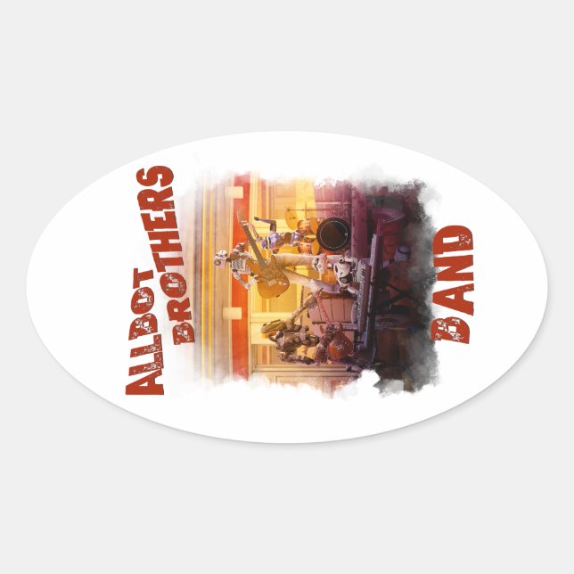 sticker Allbot Brothers Band /Bob's Saucer Repair (Front)