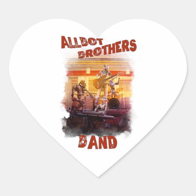 sticker Allbot Brothers Band /Bob's Saucer Repair (Front)