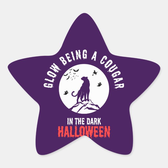 sticker animal cougar (Front)