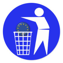 Sticker: Anti EU protest 2c -