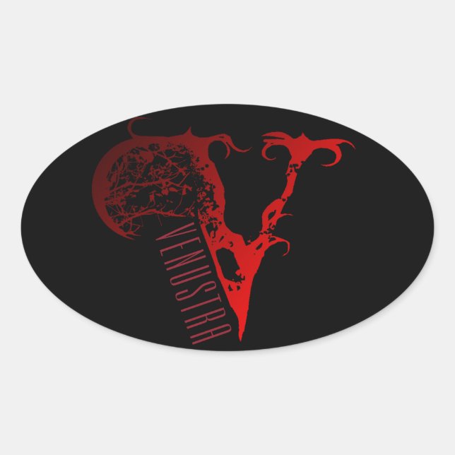 Sticker - Black and Red Logo (Front)