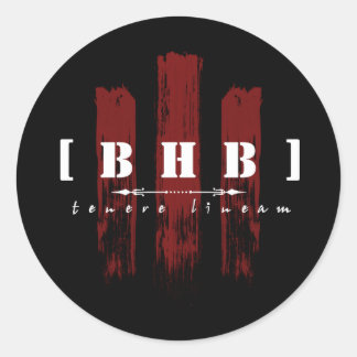 Sticker : Black / Coloured Stripes