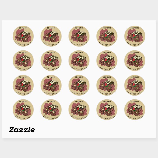 Sticker Brownie (Sheet)