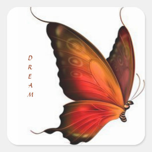 Sticker/Butterfly Dream Square Sticker
