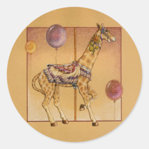 Sticker - Carousel Giraffe