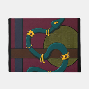 Sticker Carré Snake Doormat
