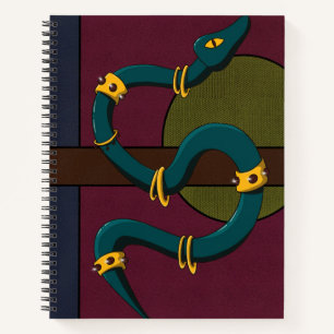 Sticker Carré Snake Notebook