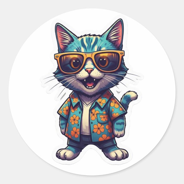 Sticker cat  (Front)